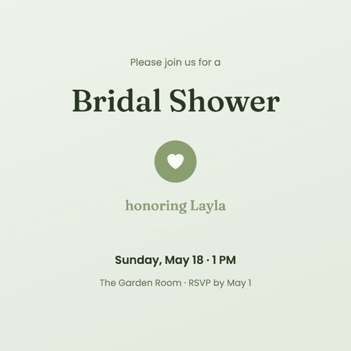 Bridal Shower