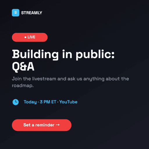 Going Live