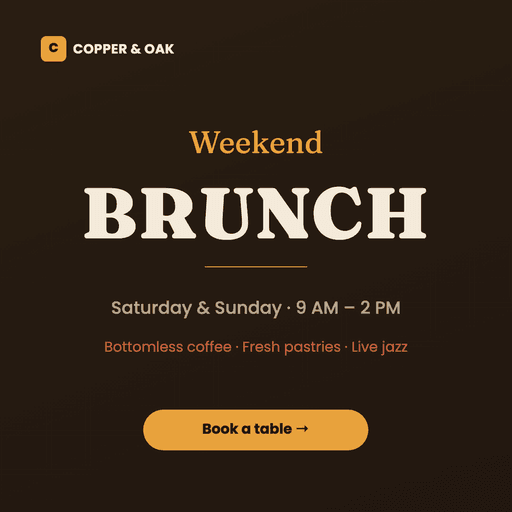 Weekend Brunch