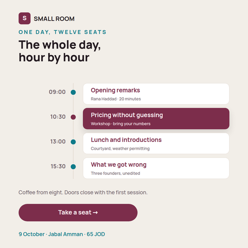Day Agenda