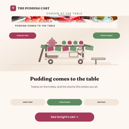 Dessert Trolley