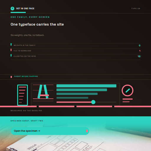 Font Specimen