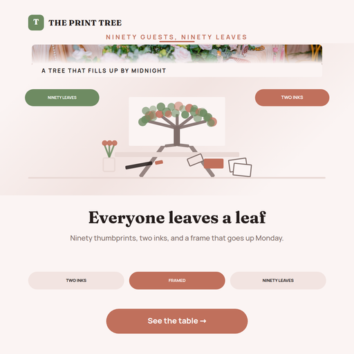 Guest Book Tree