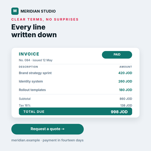 Invoice Card