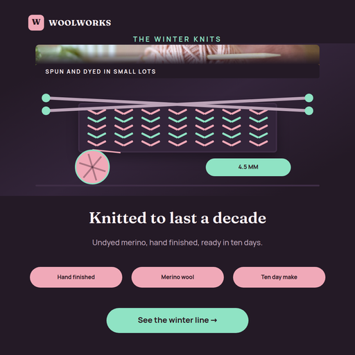 Knit Swatch