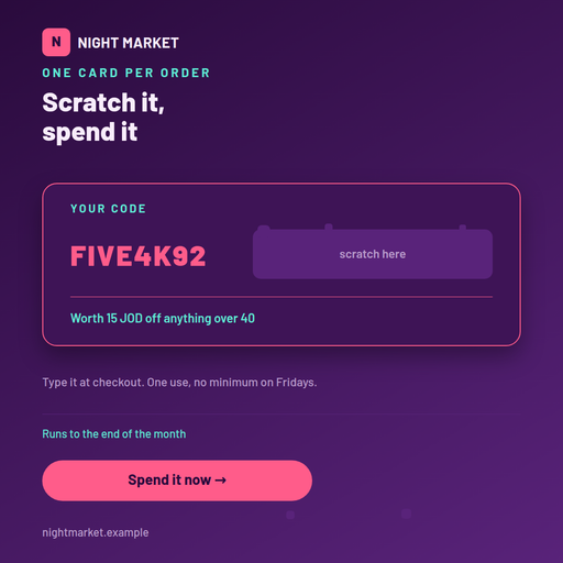 Scratch Card